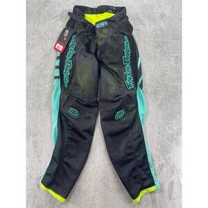 Troy Lee Design GP Air Pants Adult 36 Black Turquoise Dirt Bike MX Off-Road Gear